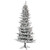  Vickerman K173185 - 10' Flocked Slim Kiana Pine Artificial Christmas Tree Unlit 
