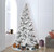  Vickerman K171190 - 12' Flocked Slim Atka Pine Artificial Christmas Tree Unlit 