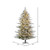  Vickerman K173476LEDCC - 7.5' Flocked Kiana Pine Pre-Lit Christmas Tree with Color Changing 3mm LED Lights 