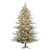 Vickerman K173476LEDCC - 7.5' Flocked Kiana Pine Pre-Lit Christmas Tree with Color Changing 3mm LED Lights