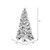 Vickerman K171175 - 7.5' Flocked Slim Atka Pine Artificial Christmas Tree Unlit