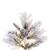 Vickerman K171193LEDCC - 12' Flocked Atka Pine Pre-Lit Christmas Tree with Color Changing 3mm LED Lights 