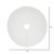  Vickerman QTX17721 – 60" White Snow Fox Faux Fur Christmas Tree Skirt 