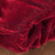  Vickerman QTX17771 – 60" Red Wine Plush Velvet Christmas Tree Skirt 