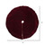  Vickerman QTX17772 – 72" Wine Plush Velvet Christmas Tree Skirt 