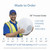 LBS Lighting 18" Frost Outdoor Acrylic Light Globe – Neckless Opening – Custom Opening 5.25" to 10"