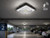 LBS Lighting Commercial Bronze Slim Square Parking Garage Light with Motion Sensor 