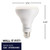 Bulbrite 772870 LED8BR30/827/D/4 - 8W LED BR30 Reflector Bulb - 2700K - E26 Base