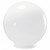 Volume GS-32 - 6" White Glass Globe with 3" Neck - Gloss White Finish