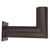 90 Degree Wall Mount Tenon Arm Bracket for Slipfitter Flood Lights - Bronze