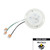 Halco 83138 - 4" Temporary LED Disk Downlight for Construction Site- 5000K - 96 Pack