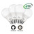 Euri Lighting EA19-6100-4 - 9W LED Light Bulb - 3000K - 4 Pack