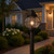 Trans Globe 69905 RBZ Catalina - 19" Rustic Bronze Outdoor Post Mount Lantern - Seeded Glass Globe