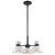 Trans Globe 71855-3 WH-BK - Mini Chandelier
