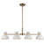 Trans Globe 71856 WH-AG Azaria 4 - Light Linear Pendant