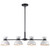 Trans Globe 71856 WH-BK Azaria 4 - Light Linear Pendant
