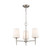 Trans Globe 71895-3 BN - Brushed Nickel Mini Chandelier