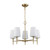 Trans Globe 71895 AG - Antique Gold 5-Light ClassicHorizon Chandelier