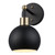 Trans Globe 22531 BKAG-BK 1-Light Indigo Wall Sconce