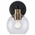 Trans Globe 22221 AG-BK Grand 1 - Light Dimmable Wall Sconce