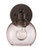 Trans Globe 22221 BK Grand Collection 1-Light Globe Shade Armed Sconce