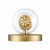 Trans Globe 22300 AG 2-Light Bare Bulb Indoor Wall Sconce