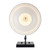 Trans Globe 51501 BK-WH Outdoor 1-Light Gaviota Wall Lamp