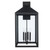 Trans Globe 51534 BK Tempest - Black 4-Light Outdoor Wall Light - Clear Glass
