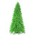 K168577 Vickerman - 7.5 ft Flocked Lime Artificial Slim Fir Christmas Tree - Unlit