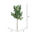 Vickerman RY192016 16" Green Stovall Cedar Pine Spray 4/Bag