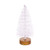 Vickerman LS220511 White Bottle Brush Table Top Christmas Tree Set of 3
