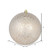 Vickerman N195638D 6" Champagne Crackle Ball Ornament 4/Bag