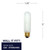 Bulbrite 704040 - 40W T10 Tubular Frost E26 - 2700K - Dimmable