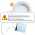 Bulbrite 773271 - 8" LED Recessed Downlight - 3000K - Dimmable