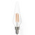 Bulbrite 776596 - LED Prism Filament Bulb - 3000K - Fully Dimmable