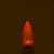Bulbrite 770195 - LED C9 Orange Bulb - E17 Base - 0.6W