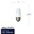 Bulbrite 614102 - 100W T8 JDD Halogen Mini - 2900K - E26 Dimmable
