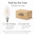 Bulbrite 776763 - 4W LED B11 Candle Light Bulb - E12 Base - 3000K