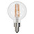 Bulbrite 776744 - G16 LED Filament Bulb - 3000K - Fully Dimmable