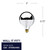 Bulbrite 712356 - G40 Globe Bulb - Warm White - E26 Base - Dimmable