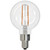 Bulbrite 776706 - 2.5W LED G16 Filament Bulb - 2700K - Fully Dimmable