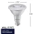 Bulbrite 772792 LED15PAR38/FL40/830/WD/2 - Silver LED PAR38 Flood Lamp - 15W - 3000K