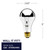 Bulbrite 712110 - 100W A21 Half Chrome Bulb - 2700K - E26 Dimmable