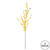 Vickerman FA188401 39" Yellow Forsythia Flower Spray 4/pk