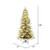 Vickerman K185081LED 9ft Flocked Kamas Fraser Fraser Fir Christmas Tree with Lights