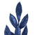 Vickerman L152931 22" Midnt Blue Glit BayLeaf Spray 12/Bg