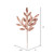 Vickerman L152958 22" Rose Gold Glit BayLeaf Spray 12/Bg