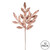Vickerman L152958 22" Rose Gold Glit BayLeaf Spray 12/Bg