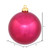 Vickerman N591519DSV 6" Wine Shiny Ball UV Drilled 4/Bag