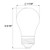 Halco 82513 - LED Filament A15 Lamp - 3000K - E26 Base, Dimmable